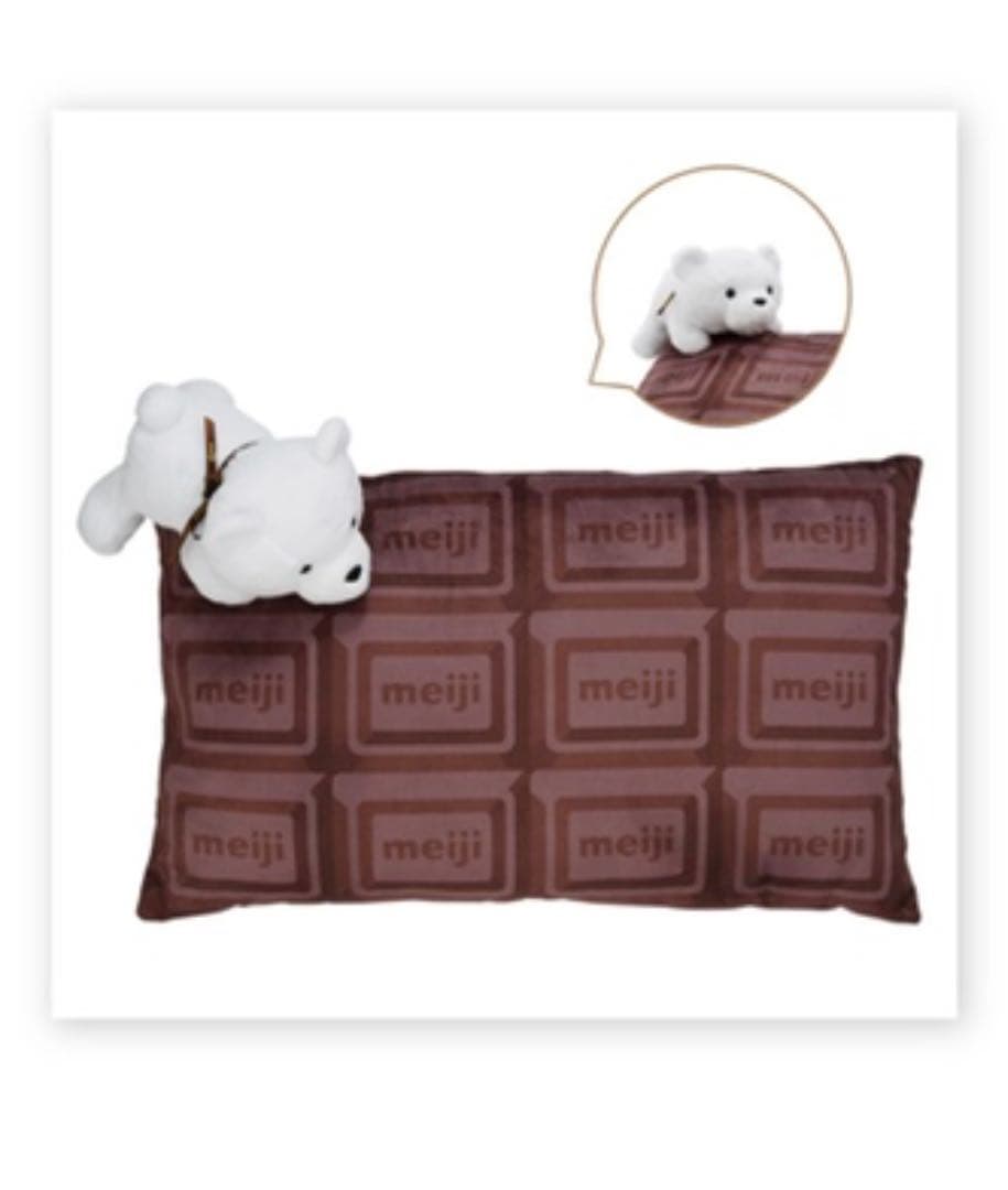 1番くじ meiji A賞明治ミルクチョコレート クッション