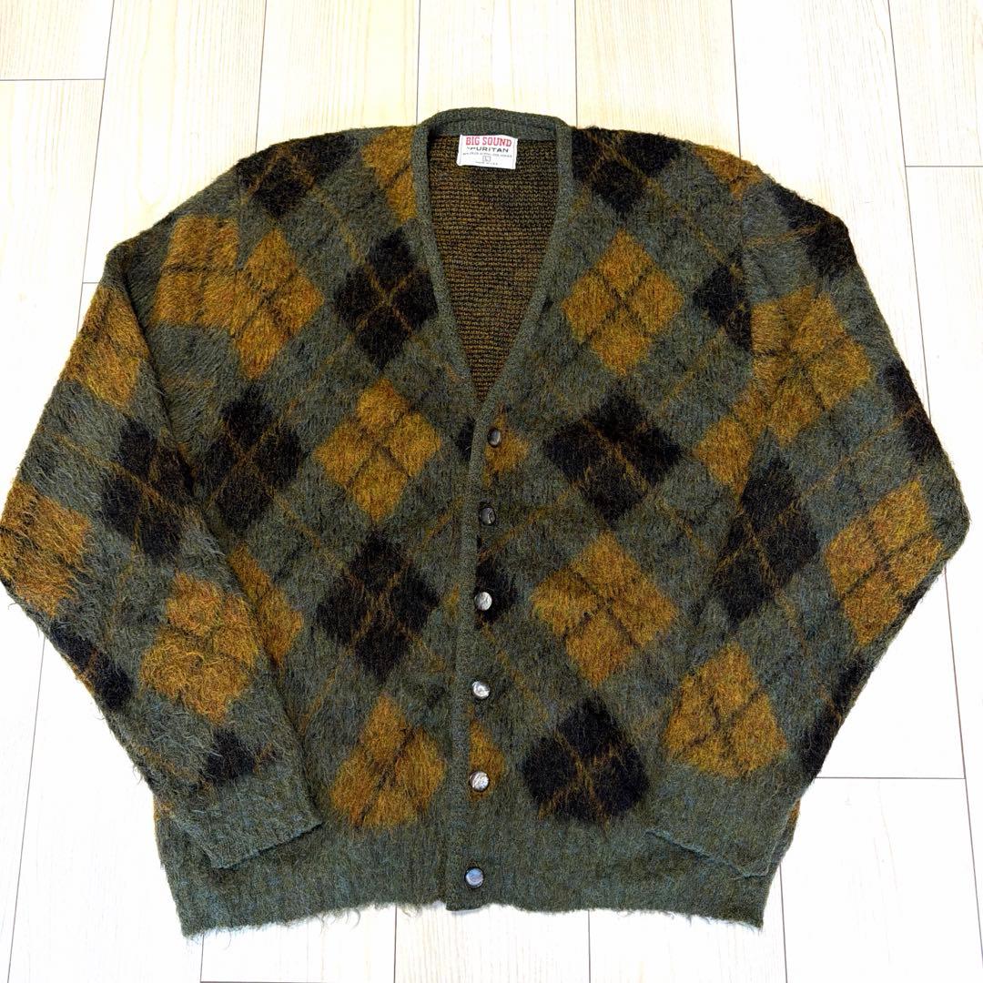 Z*P様 極上　60s モヘア　カーディガン　カートコバーン　チェック　PURI