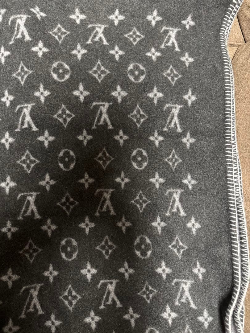 ルイヴィトン　ブランケット　シルバー チェーンキーホルダー カラビナ付き