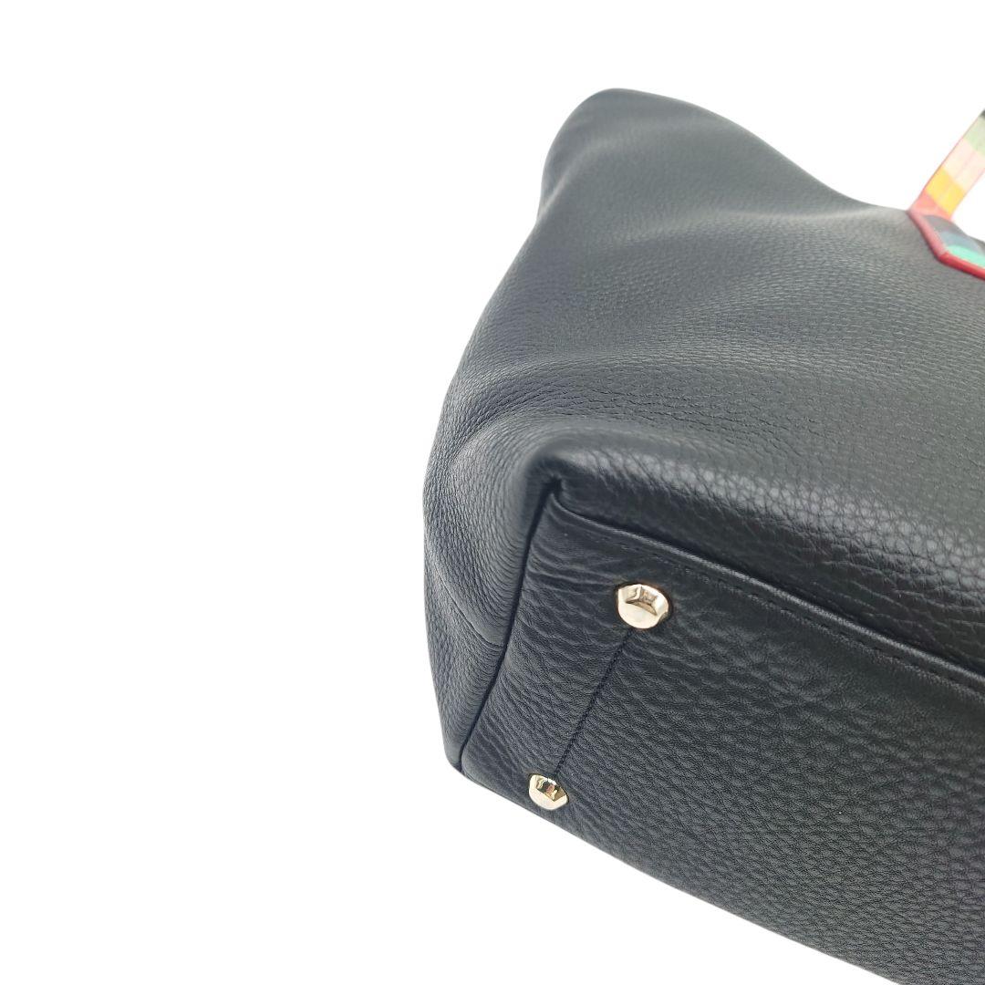 【極美品】ポールスミス　レザー トートバッグ マルチカラー 　メンズ　レディース