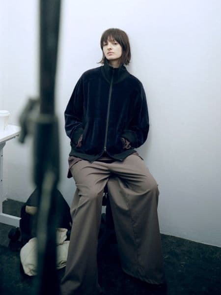 ANCELLM（アンセルム）Velour Switching Jacket