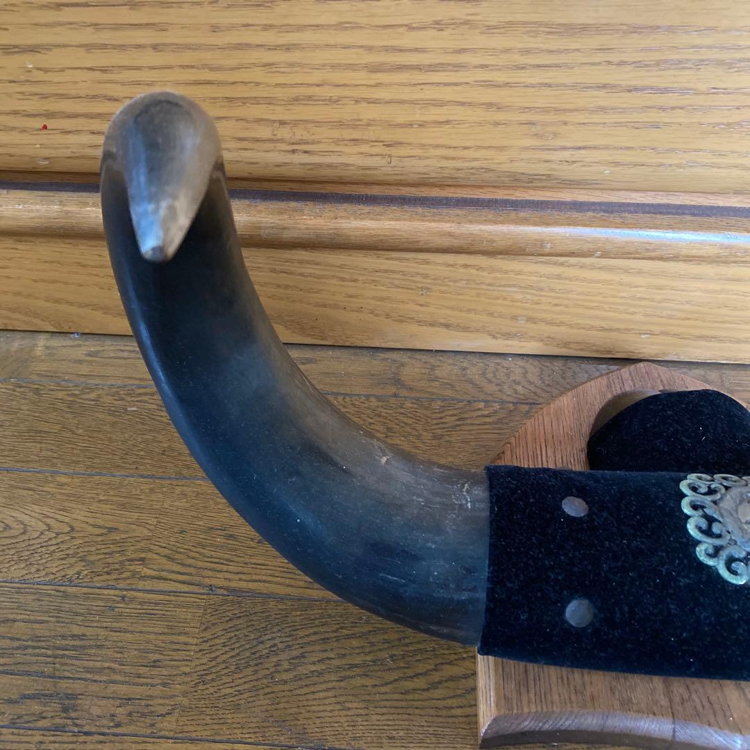 水牛の角？！　置物　壁掛け　インテリア