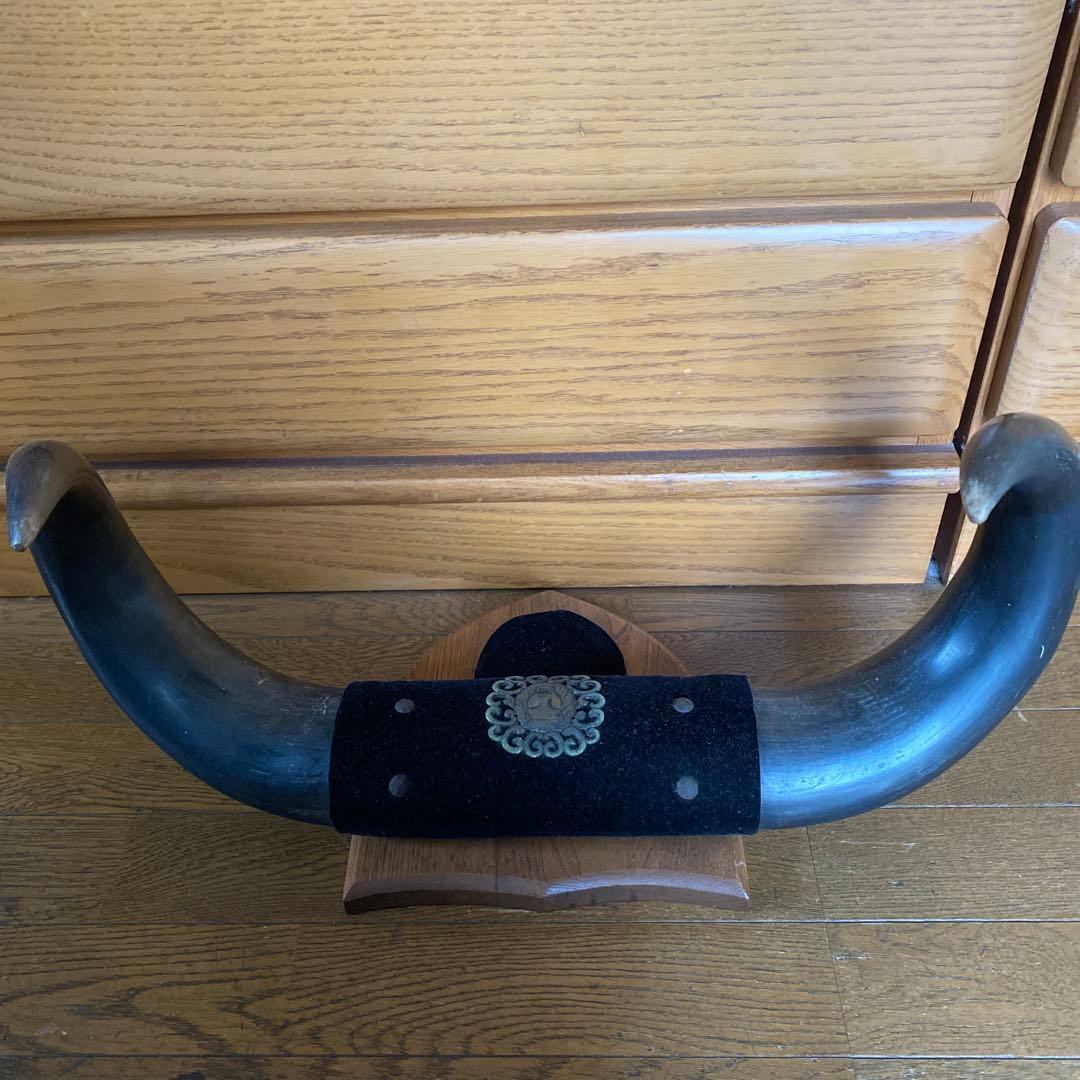 水牛の角？！　置物　壁掛け　インテリア