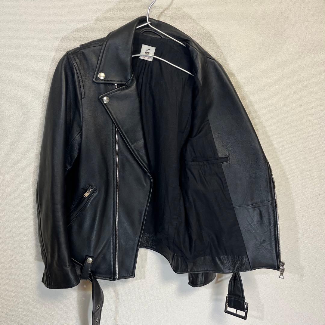 6(ROKU) DOUBLE LEATHER RIDERS ライダース