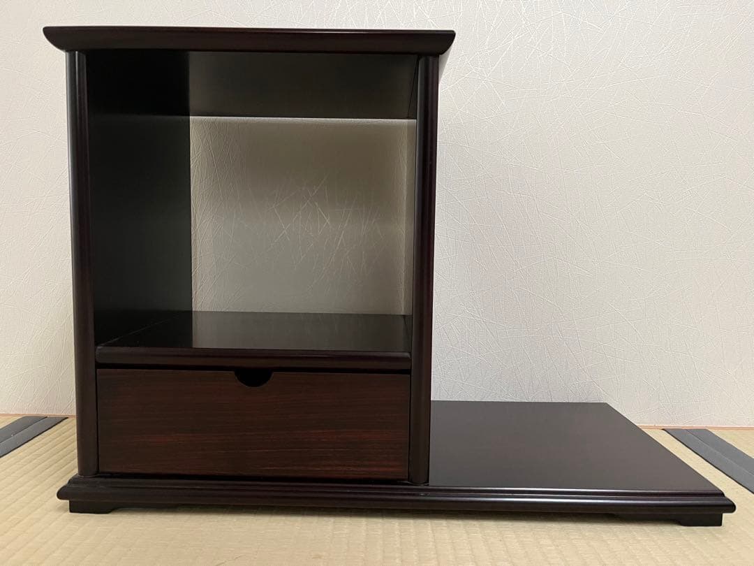 置床、高級床の間、茶道具、茶棚、飾り棚、収納、