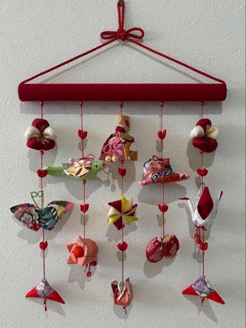 可愛いつるし雛　No.168 壁掛けタイプ・ひな祭り・桃の節句・おひなさま