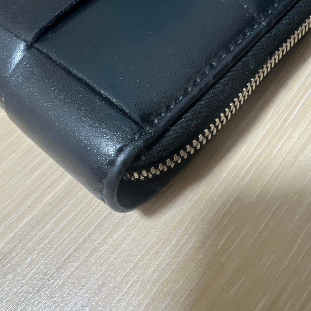 超美品　BOTTEGA VENETA カセットジップアラウンドウォレット　財布