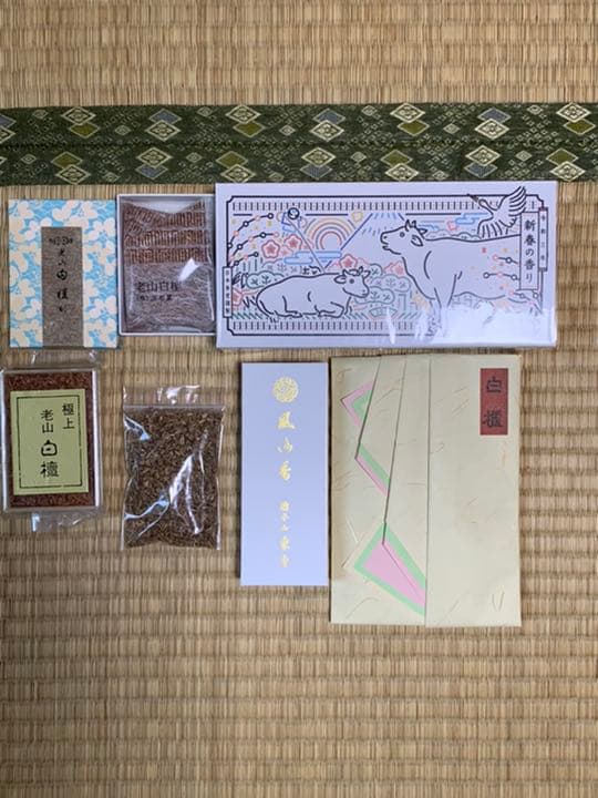 限定まとめ売り　老山　白檀　タニ　沈香　線香　東寺　山田松