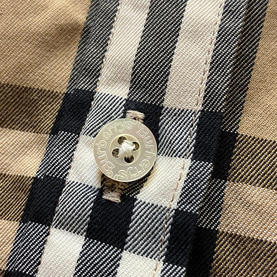 美品　BURBERRYS シャドーホース　シャツ　ノバチェック　Large