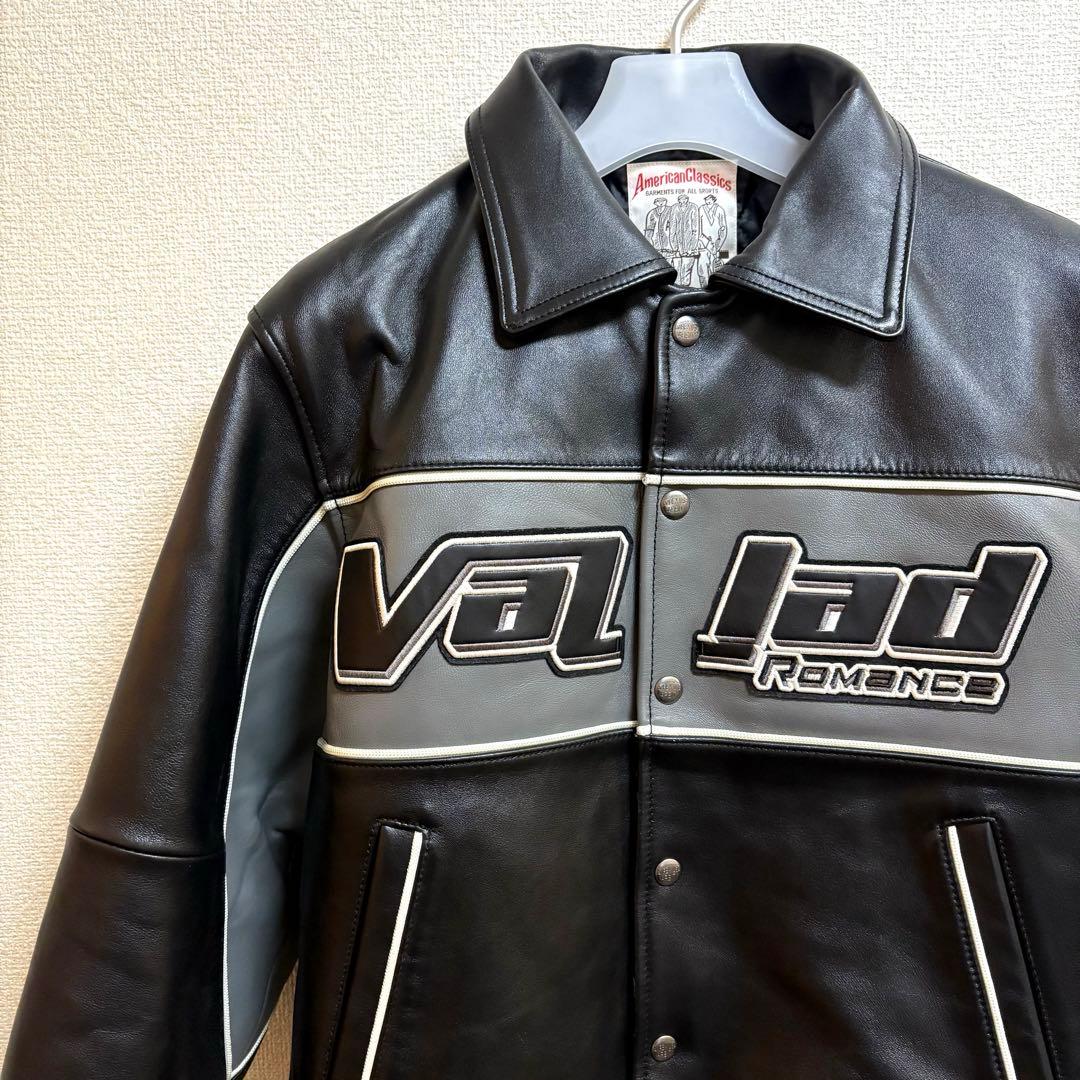 VALLAD × AVIREX レザー バーシティジャケット 【美品】