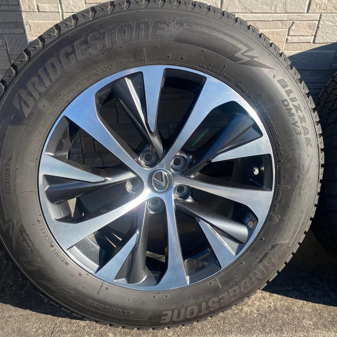 レクサスRX純正ホイールスタッドレスタイヤセット２３５／６５R１８