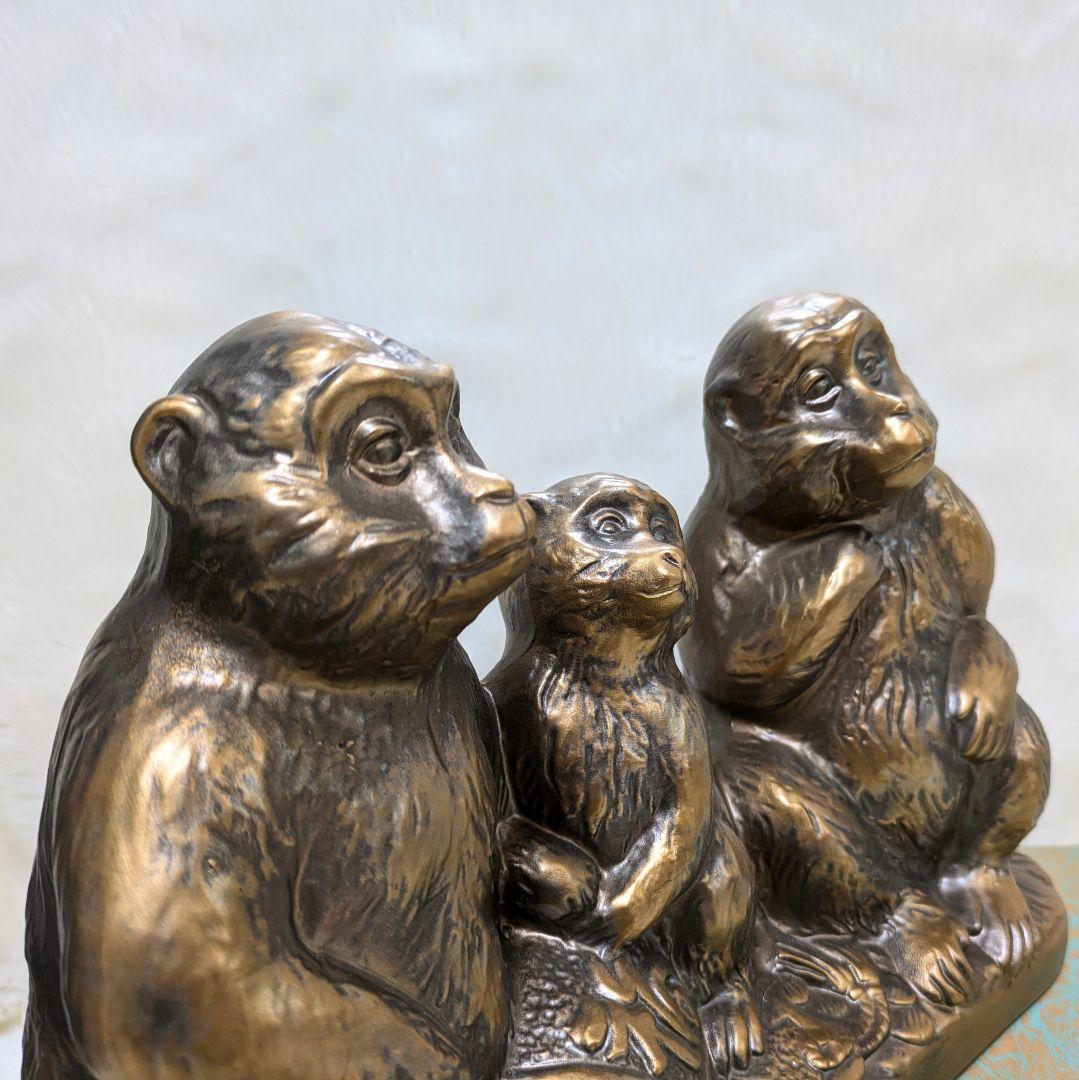 寿光 三猿 申 干支 置物 とこなめ焼 新品 箱付き 縁起物