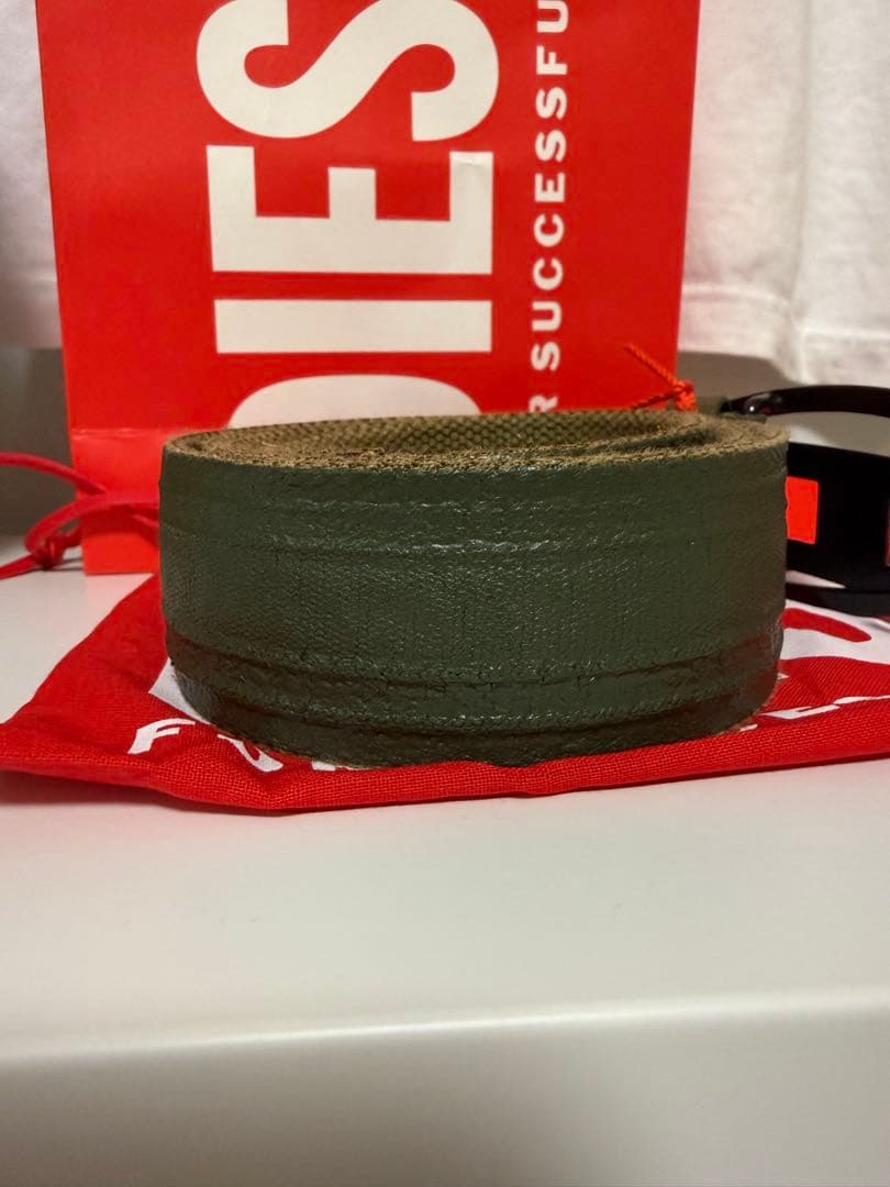 DIESEL オリーブ カーキ ベルト
