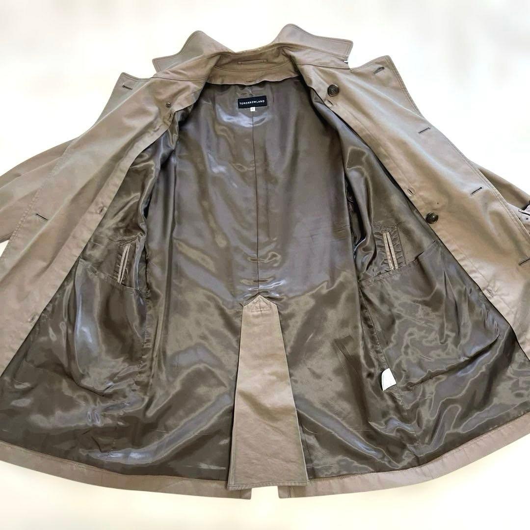 TOMORROWLAND シルク混 トレンチコート 48 光沢感 シルク30%