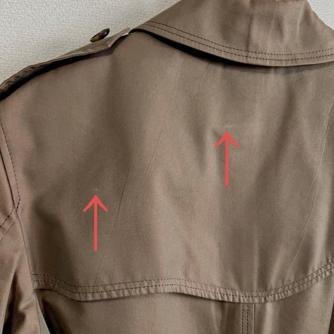 TOMORROWLAND シルク混 トレンチコート 48 光沢感 シルク30%