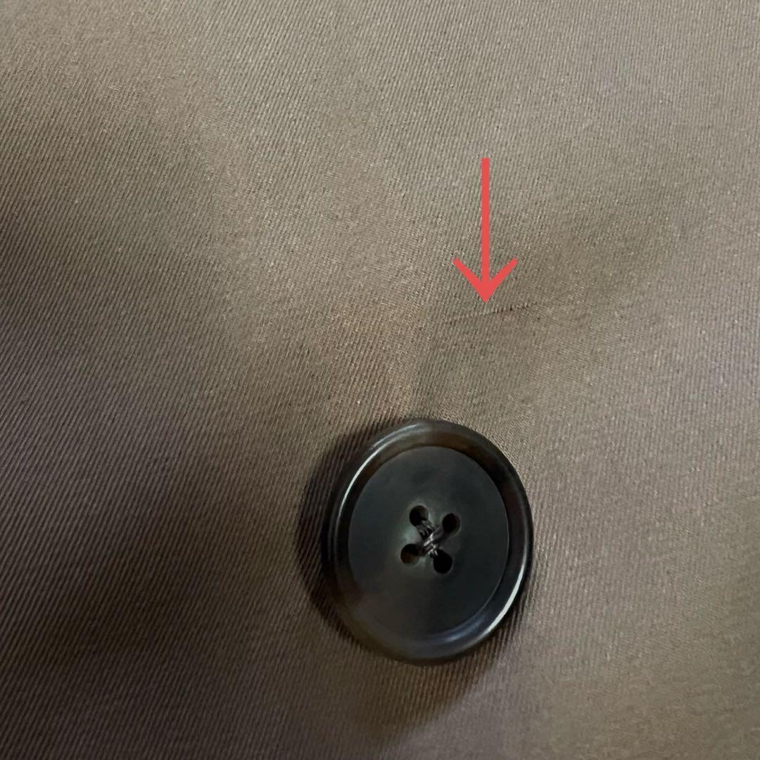 TOMORROWLAND シルク混 トレンチコート 48 光沢感 シルク30%