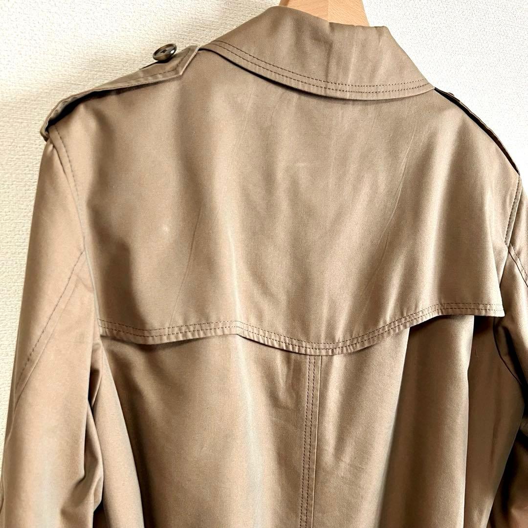 TOMORROWLAND シルク混 トレンチコート 48 光沢感 シルク30%