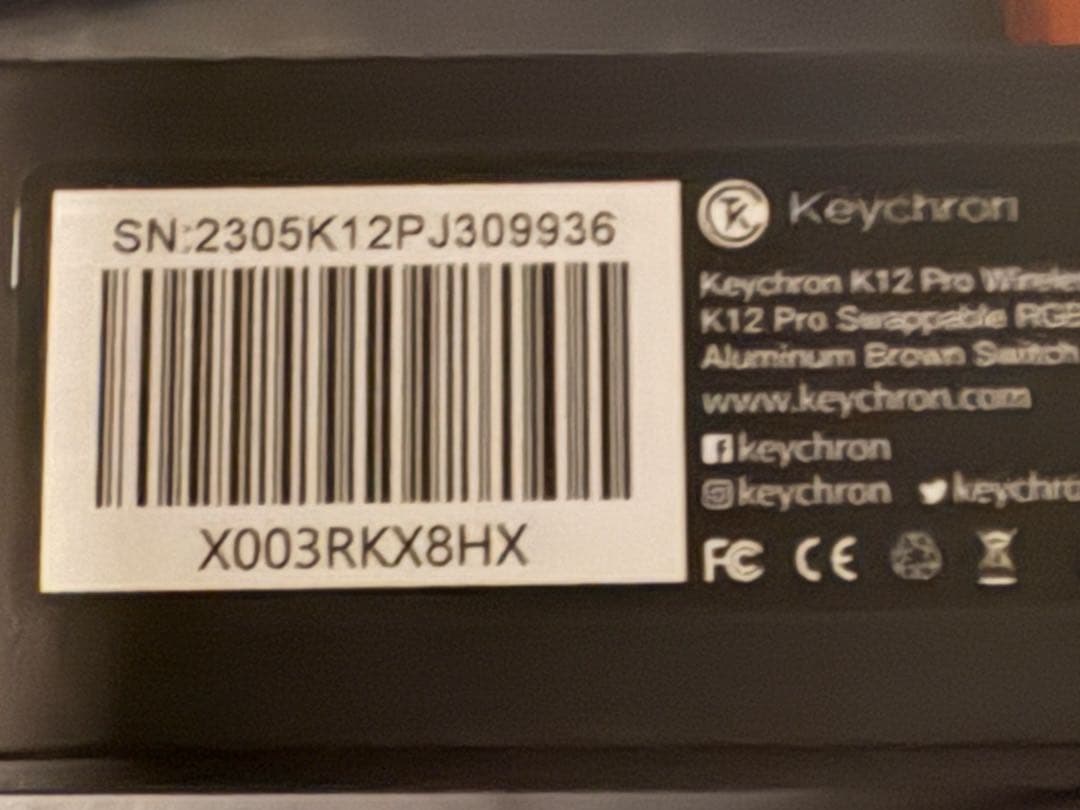 Keychron K12 Pro LED 茶軸
