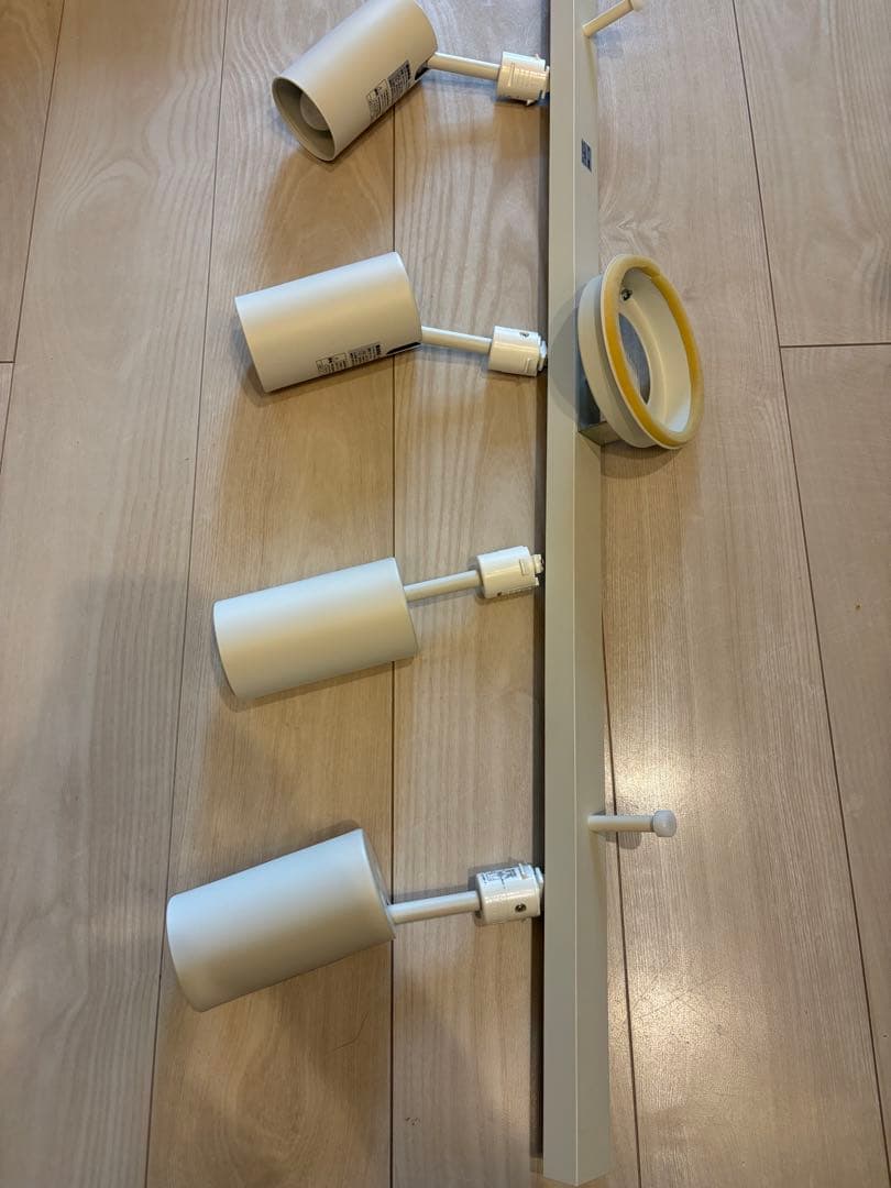 無印良品　LEDスポットライト　小ホワイト　取り扱い説明書、L EDライト付き