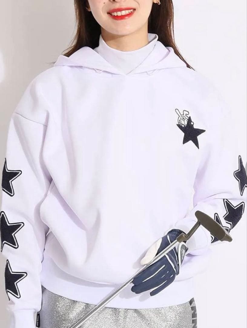 球‼️年末SALE‼️Jack Bunny!! ホワイトパーカー サイズ6