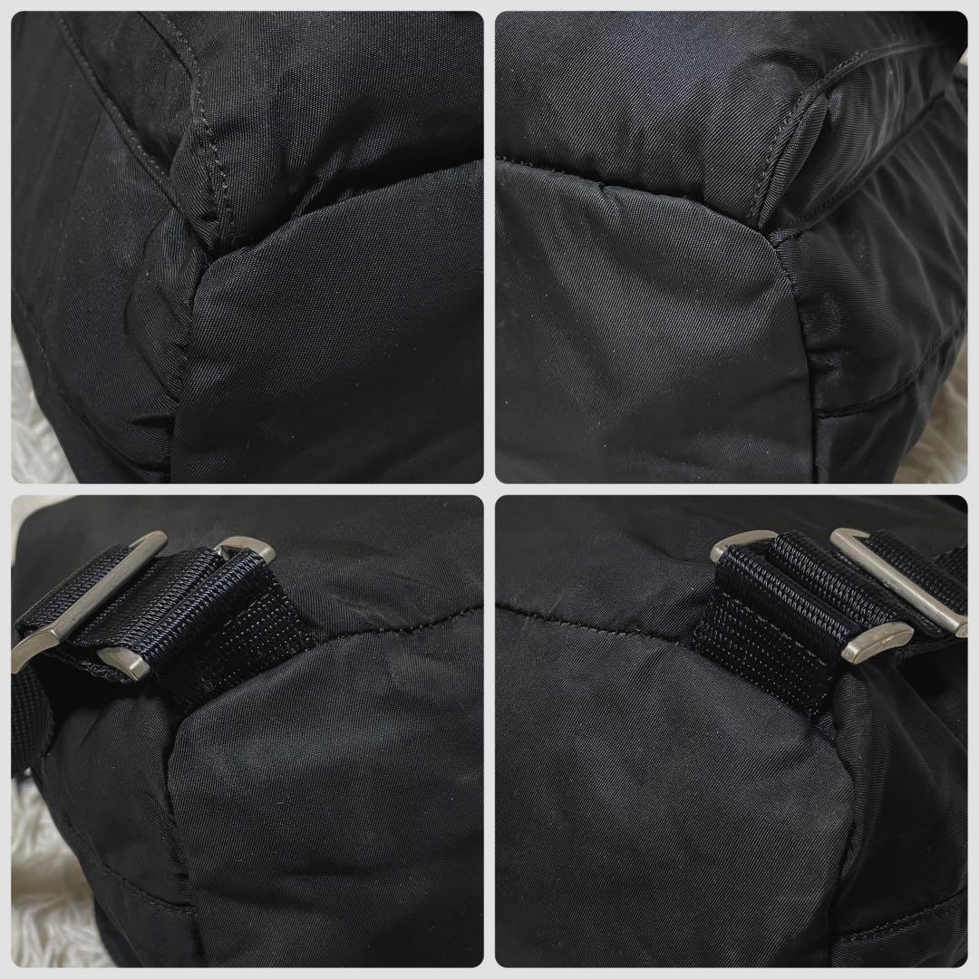 【美品】PRADA プラダ　リュック　バックパック　ナイロン　レディース　黒
