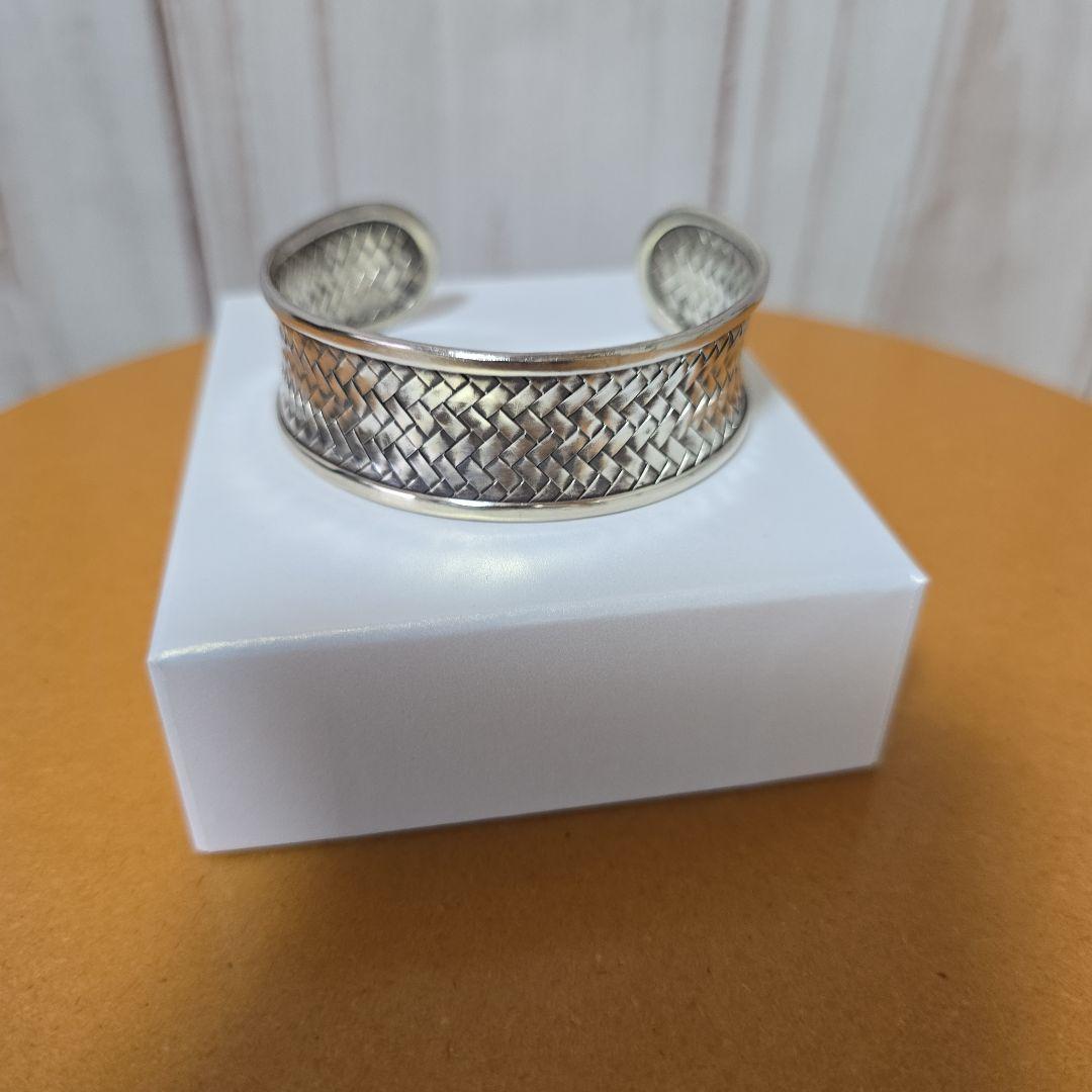 カレンシルバー　バングル　ハンドメイド
