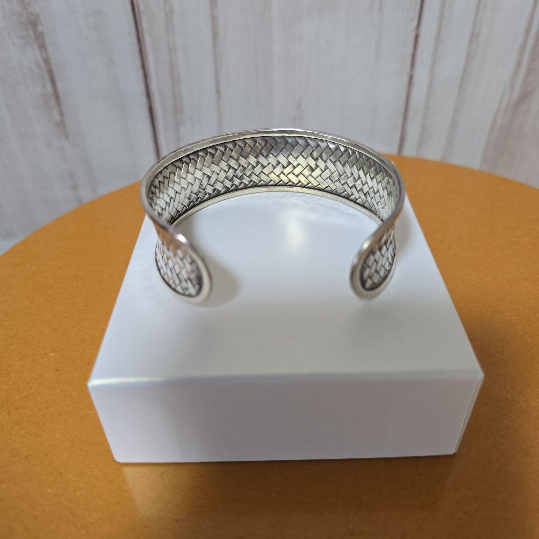 カレンシルバー　バングル　ハンドメイド