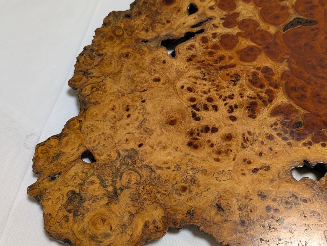 花梨　瘤　玉杢　一枚板　天然木　ちゃぶ台