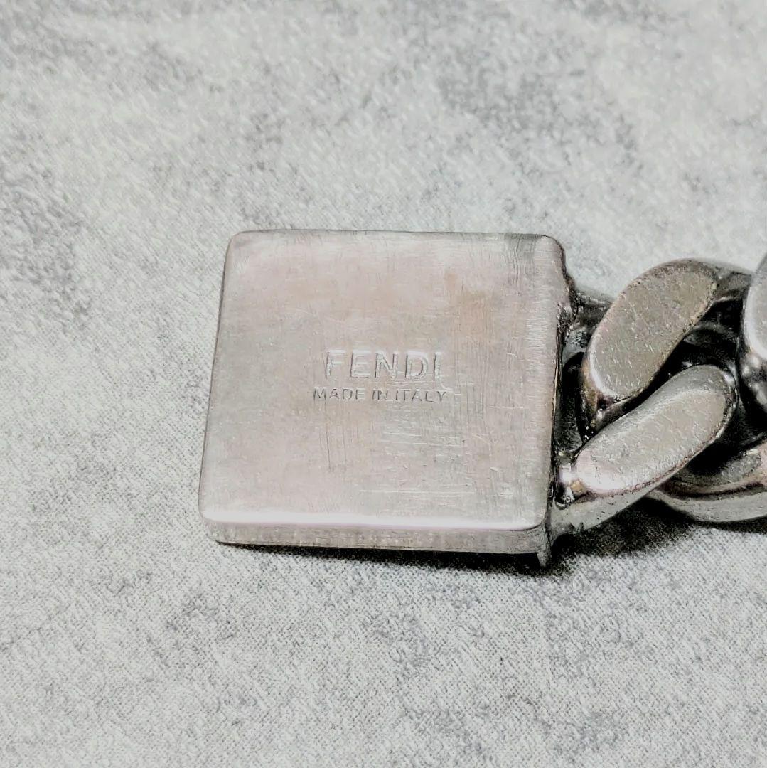 FENDI フェンディ チェーンネックレス FFロゴ 喜平風