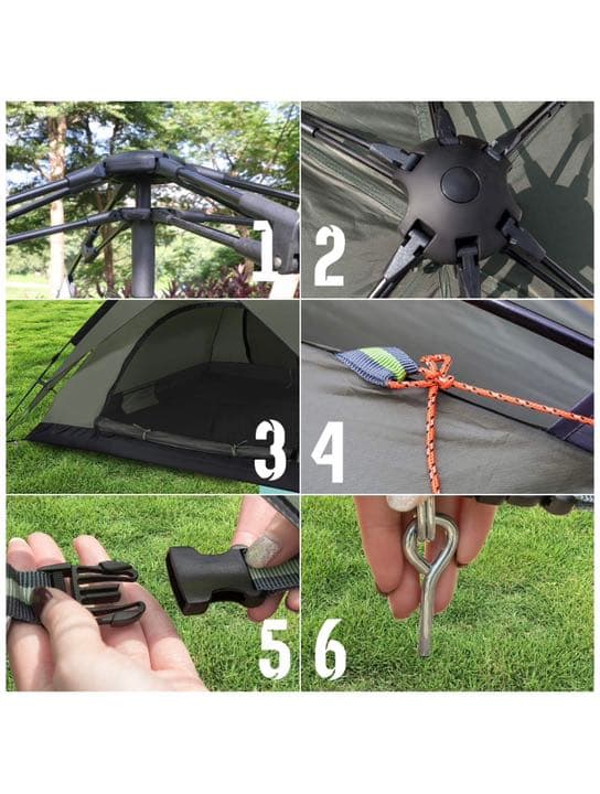 テント ワンタッチテント 2WAY テント 3~4人用 設営簡単 コンパクト