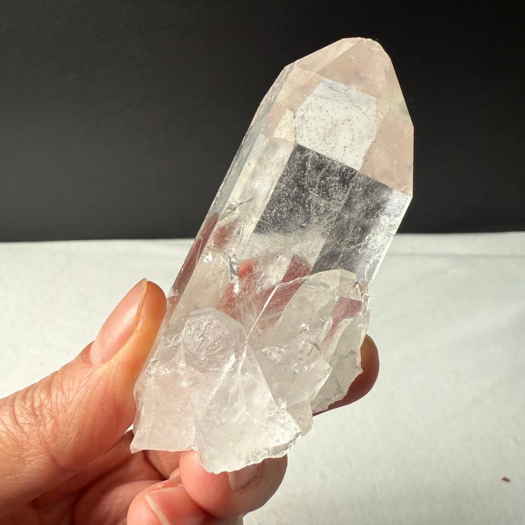 【まめ(´◦ω◦`)】ミナスジェライス州産水晶のポイントNO.020101