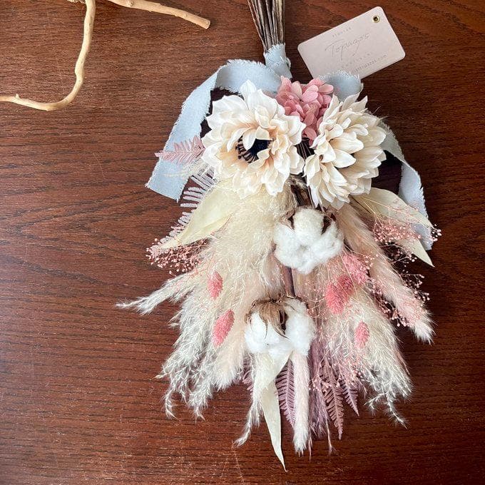 まいやん【アネモネスワッグL（ブーケ）＆ブートニア】