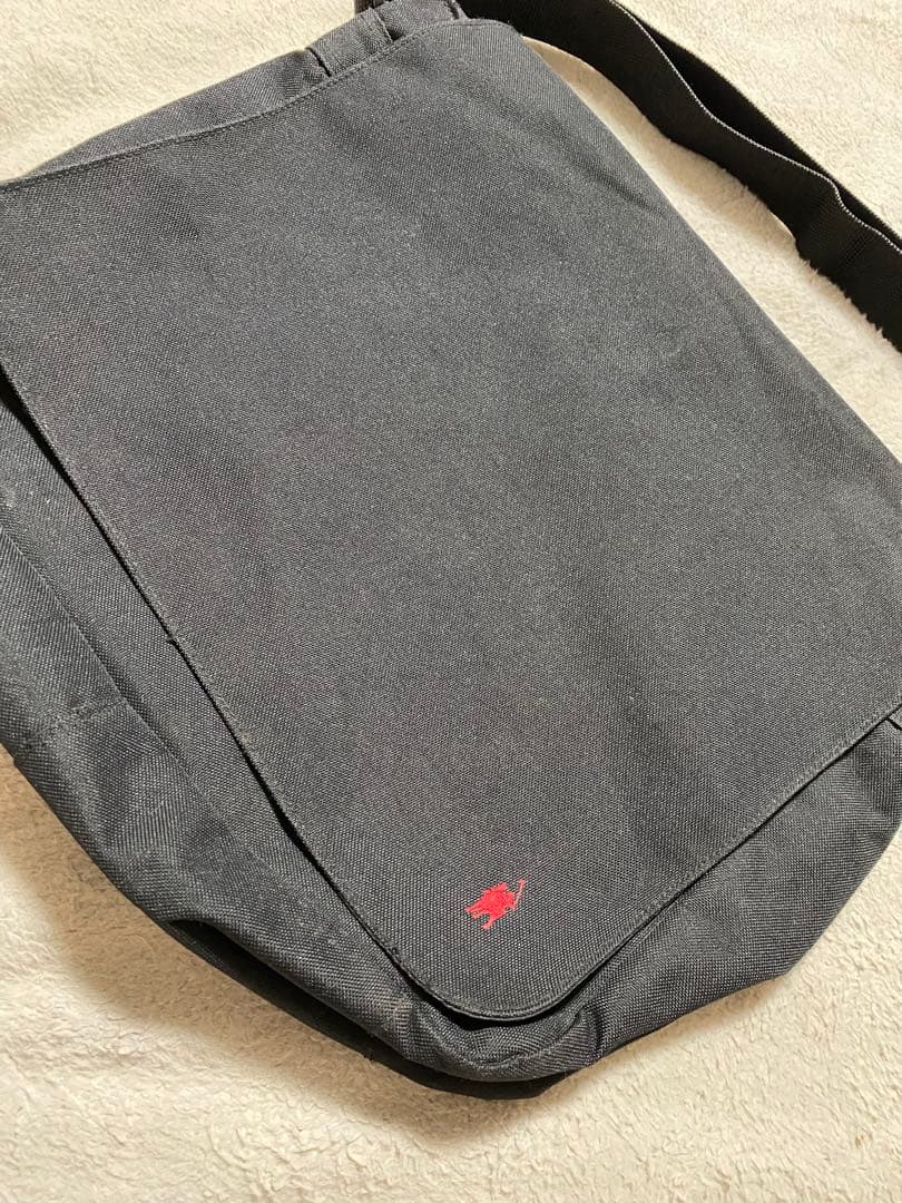 超希少　日本製ポロカントリー　Ralph Lauren　メッセンジャーバック　黒