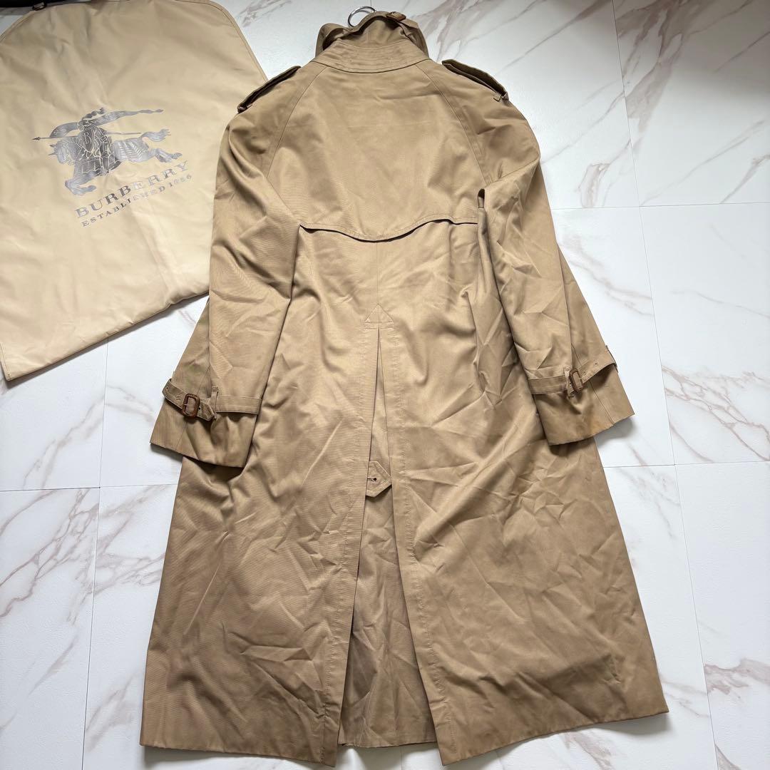 着丈111◆バーバリー ライナー付 トレンチコート ベージュ XL相当