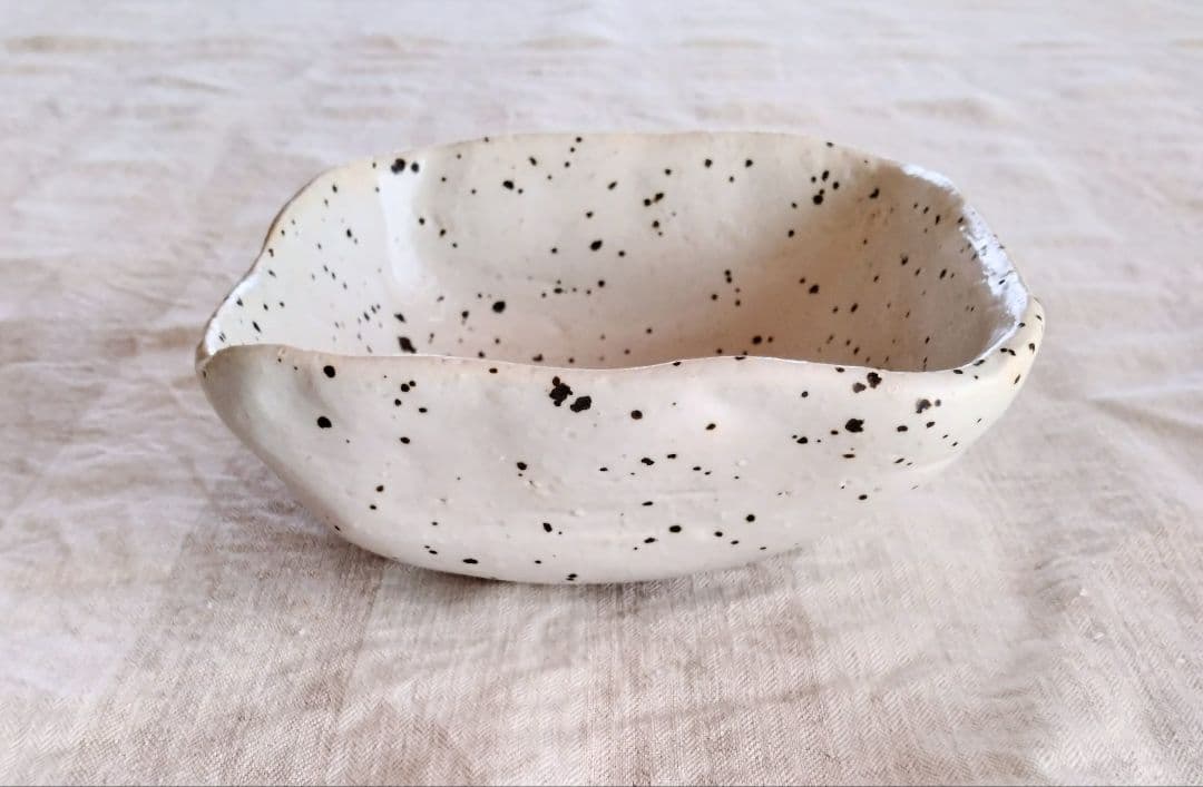 こばやしゆふ／ダルメシアン 器2点セット／皿 ボウル