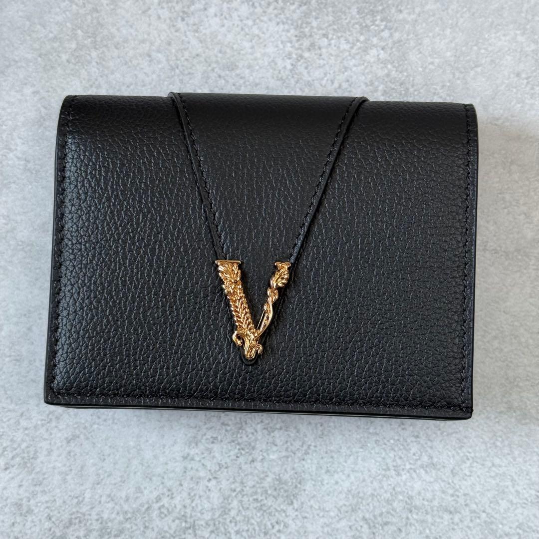 VERSACE ヴェルサーチ 折りたたみ財布 VIRTUS 二つ折り