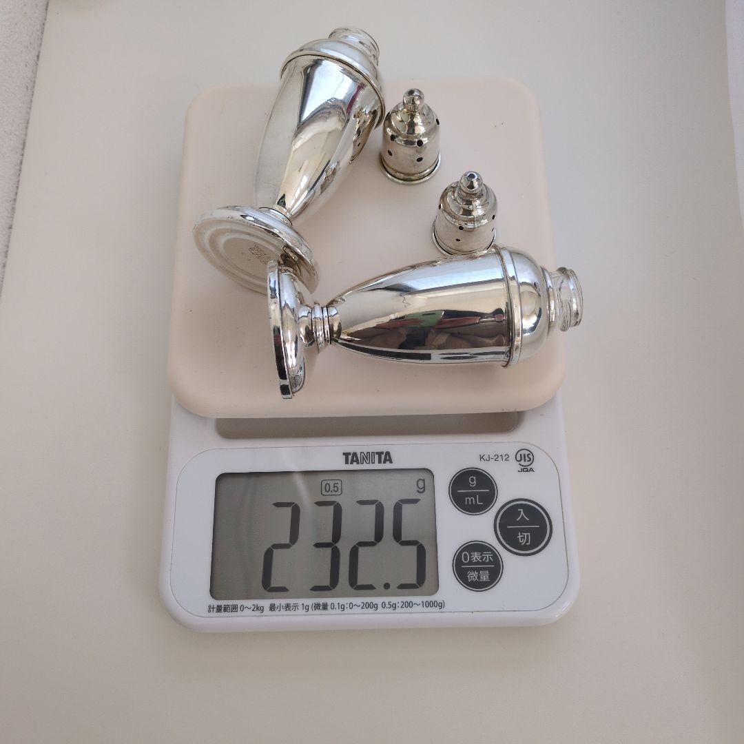リード＆バートン シルバー　塩胡椒入れ 2個セット　ヴィンテージ