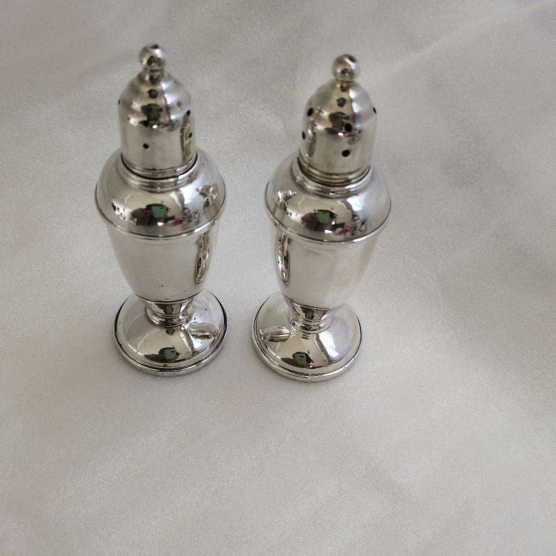 リード＆バートン シルバー　塩胡椒入れ 2個セット　ヴィンテージ