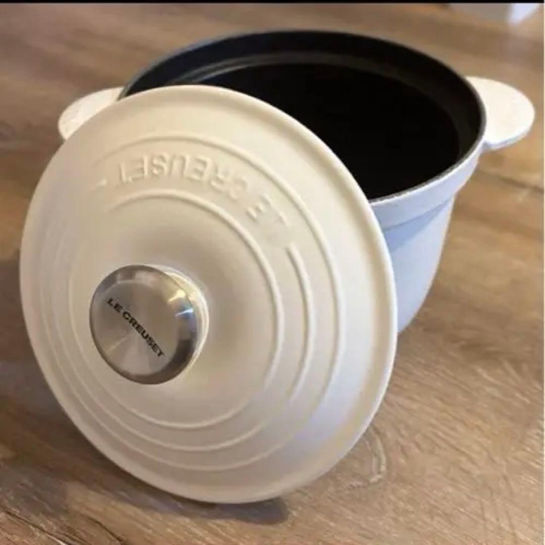 最終値下げ！Le Creuset ココット・エブリィ18cm マットホワイト