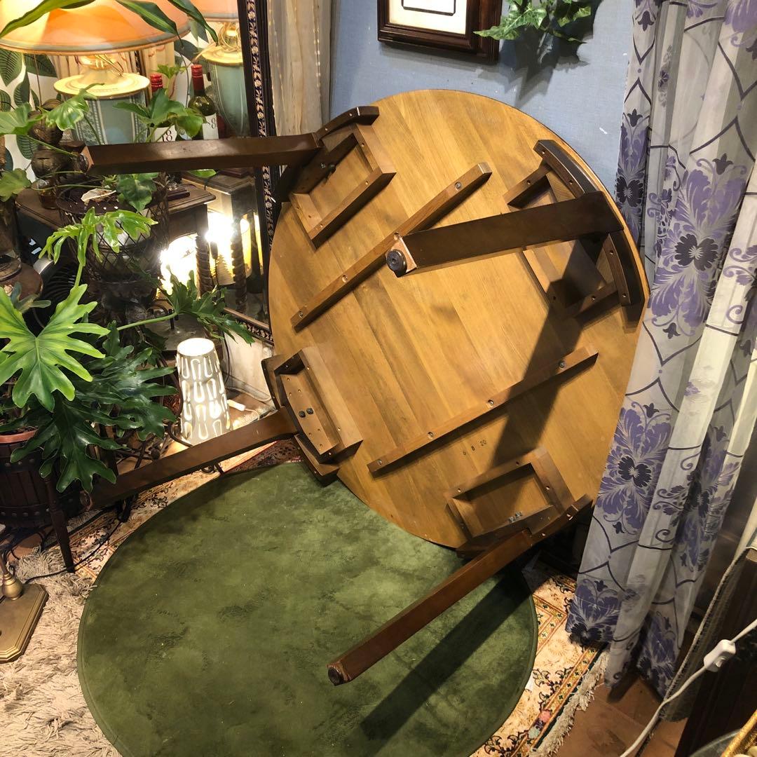 Sale ヴィンテージ 飛騨高山　イバタ　ラウンドテーブル　丸テーブル