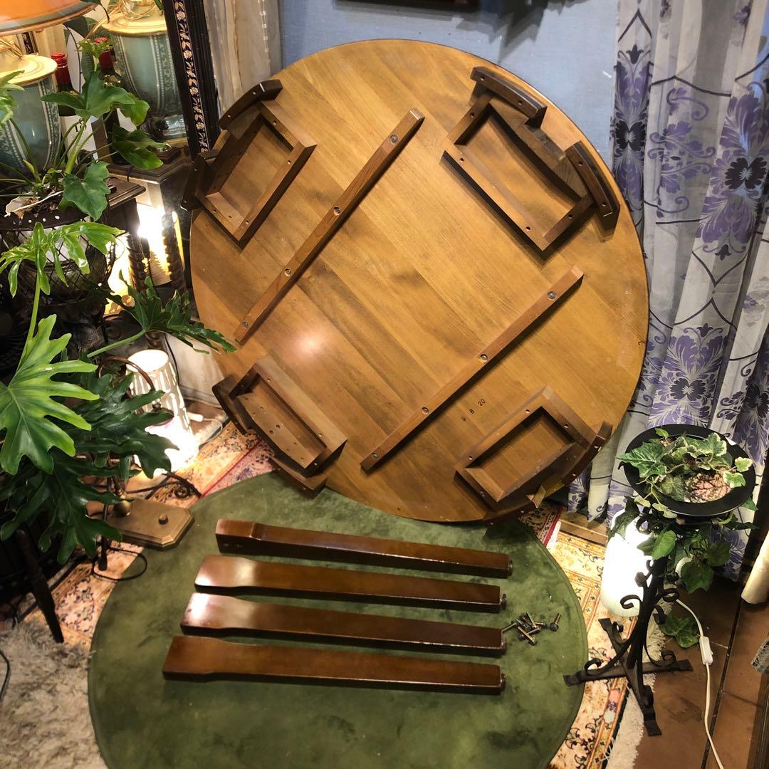 Sale ヴィンテージ 飛騨高山　イバタ　ラウンドテーブル　丸テーブル