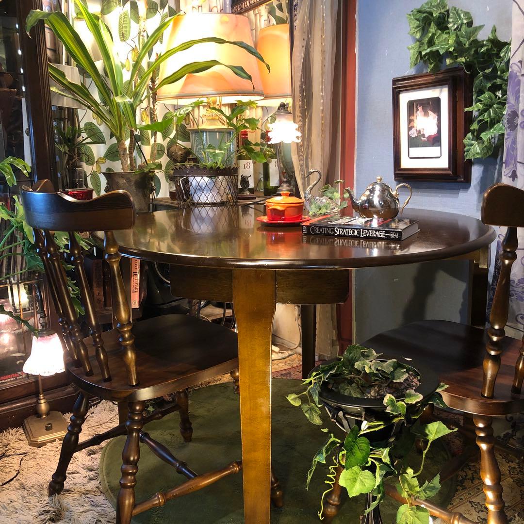 Sale ヴィンテージ 飛騨高山　イバタ　ラウンドテーブル　丸テーブル