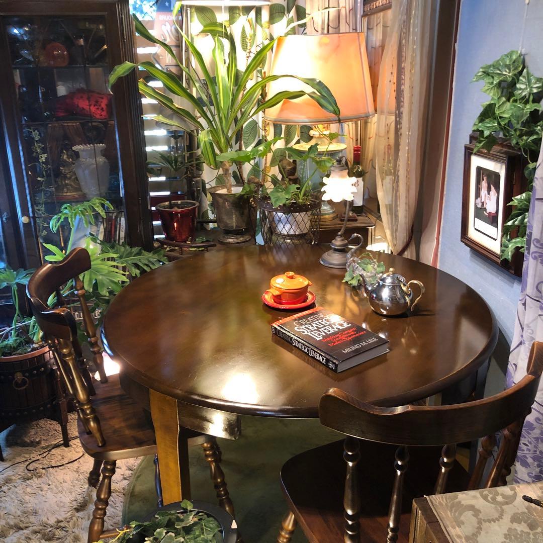 Sale ヴィンテージ 飛騨高山　イバタ　ラウンドテーブル　丸テーブル