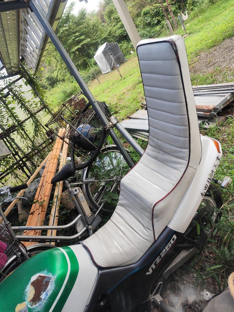 VTZ250 VT250f MC15 白エナメル三段シート墓石