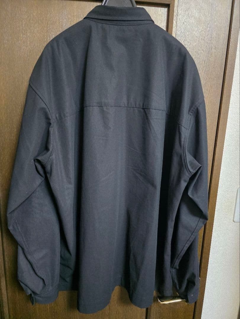 AFTERHOURS PLEATED BLOUZON 25SS 黒