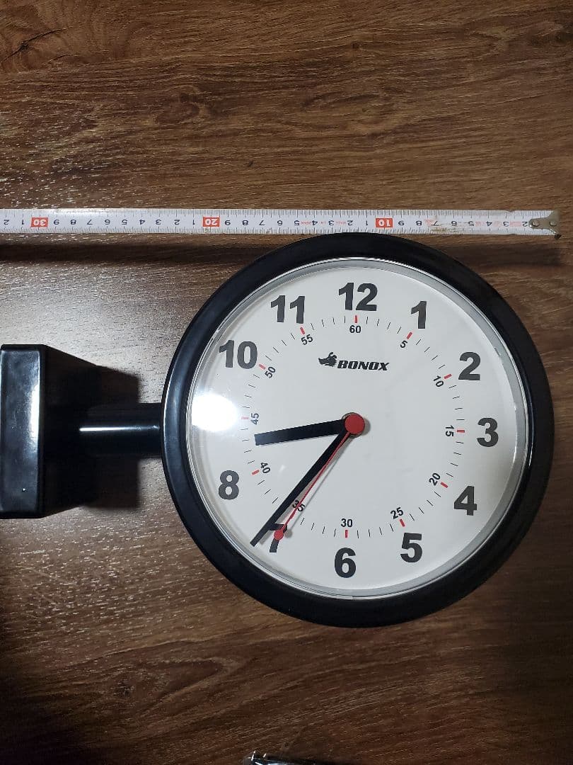 ダルトン(Dulton) ダブルフェイス ウォール クロック ブラック