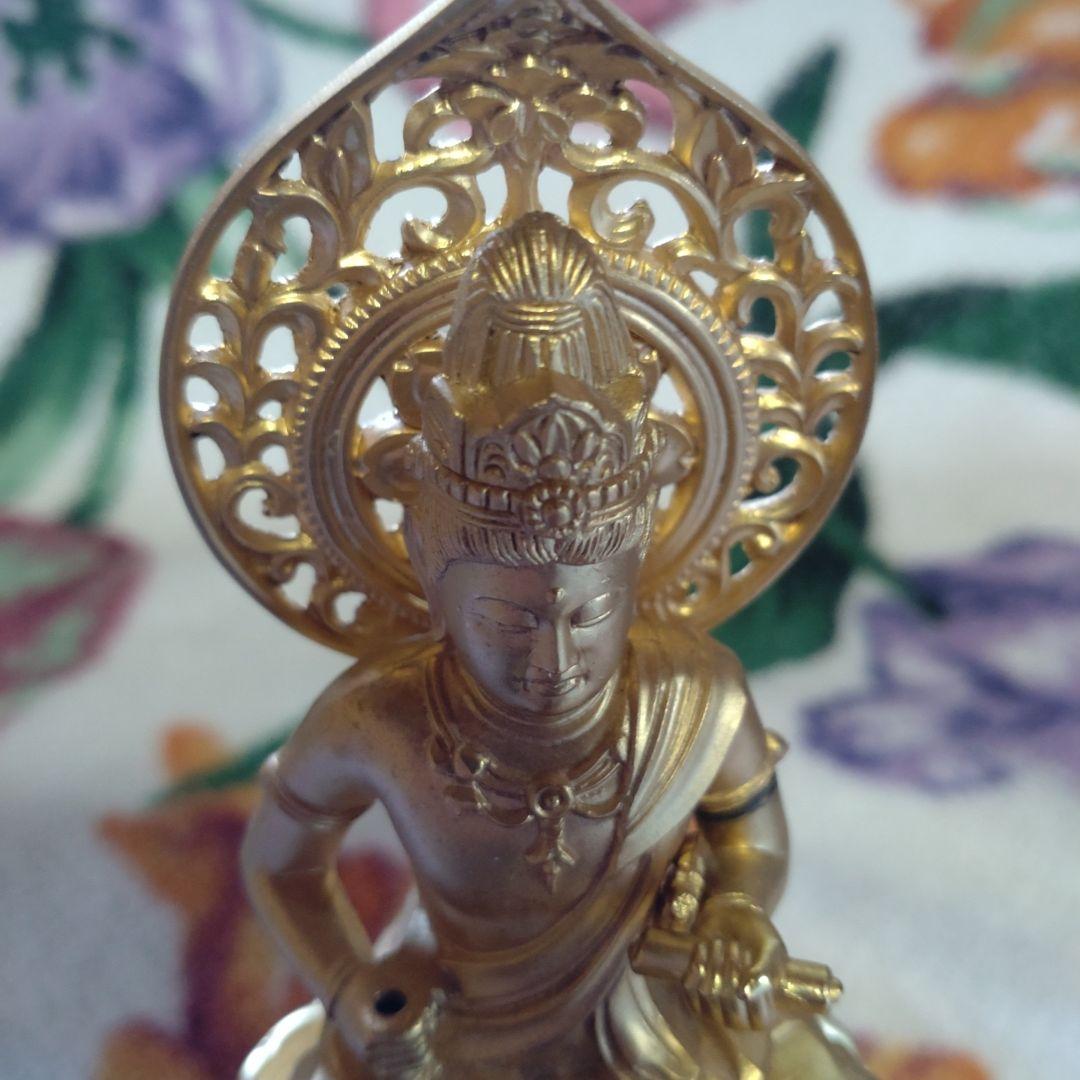 金メッキ　銅像　金では　ありません。