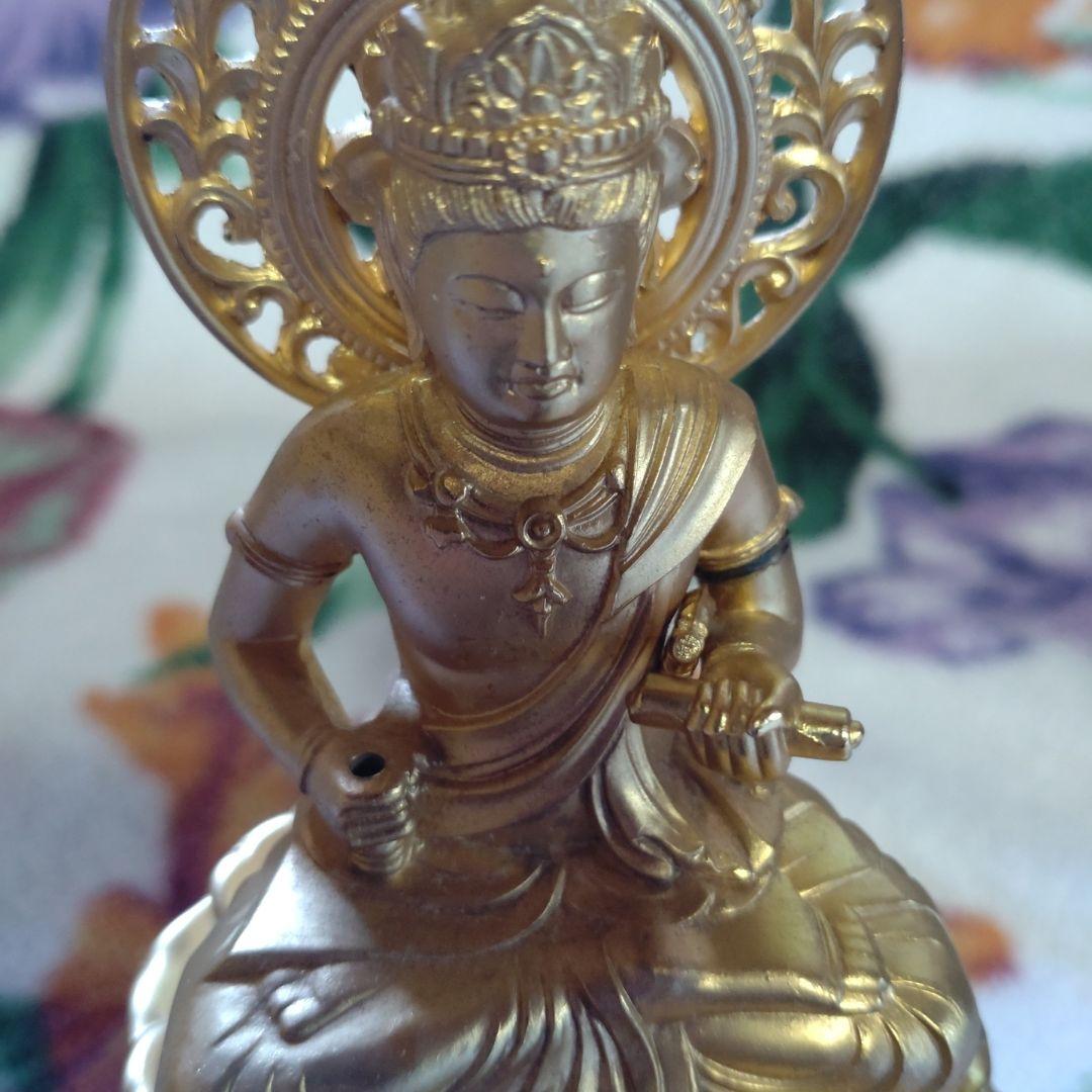 金メッキ　銅像　金では　ありません。