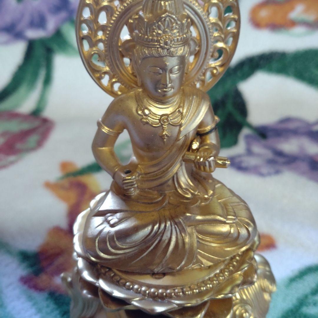 金メッキ　銅像　金では　ありません。