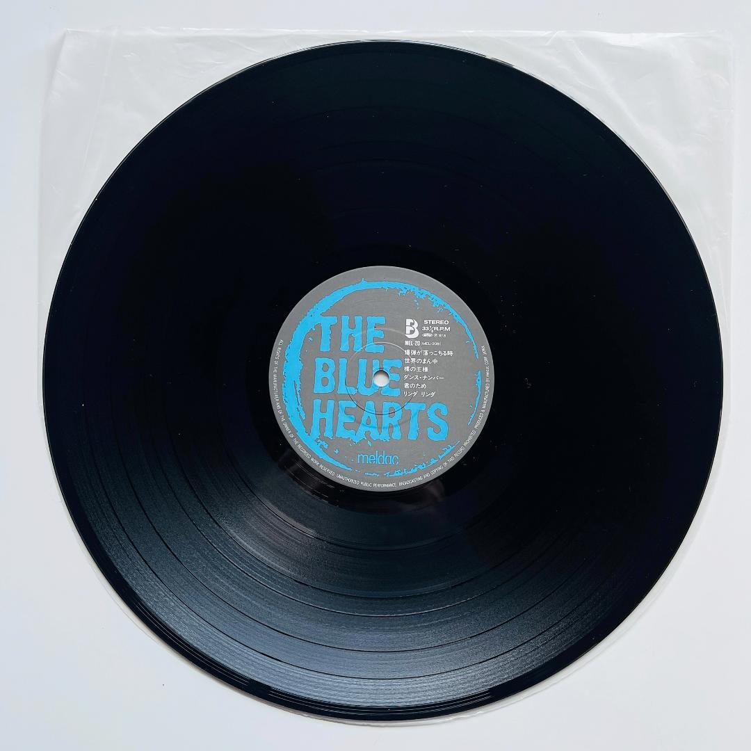 貴重 オリジナル盤 段ボールジャケ レコード ステンシル付 ザ・ブルーハーツ